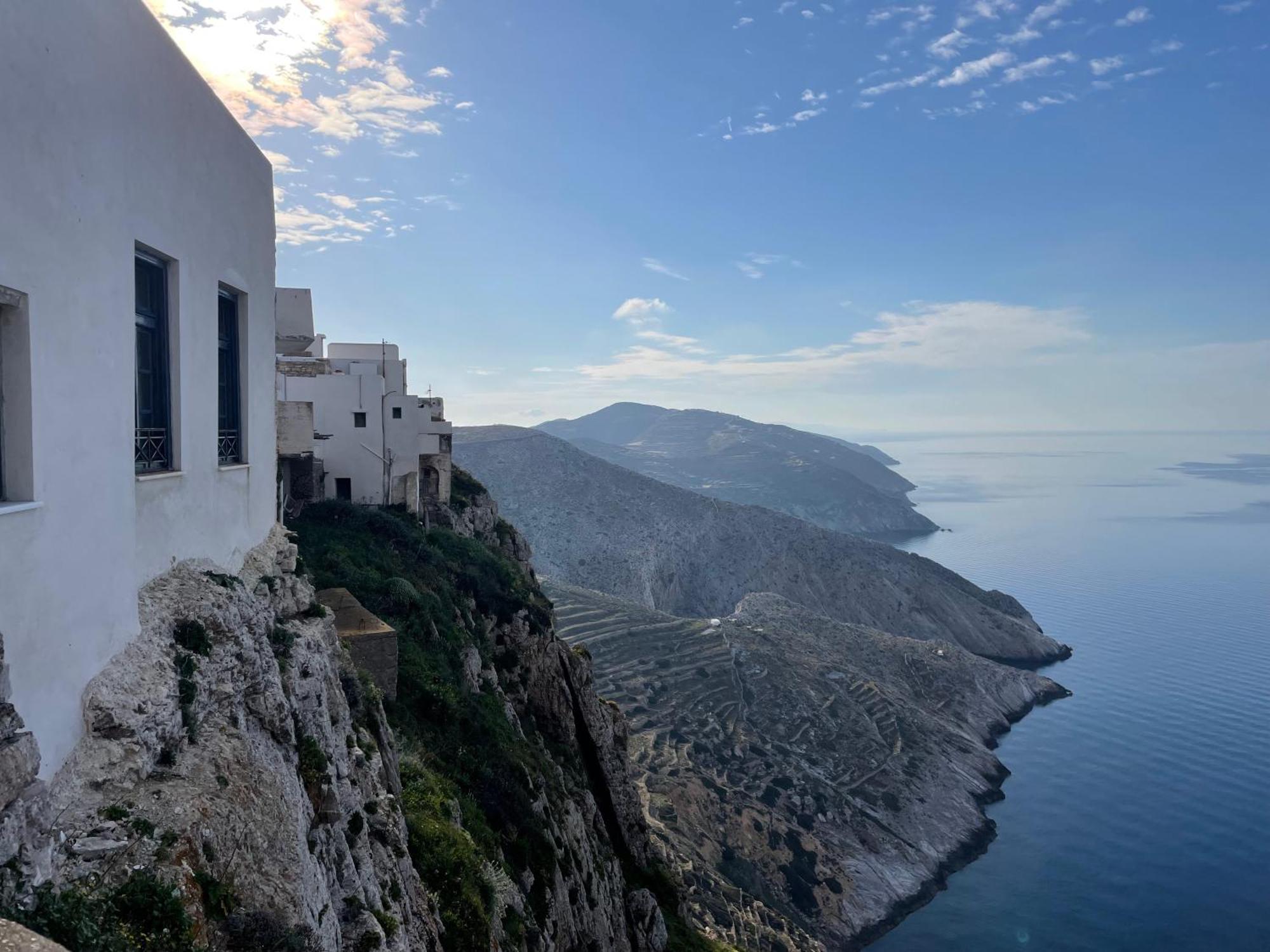 Folegandros-Cliffhouse Villa Bagian luar foto