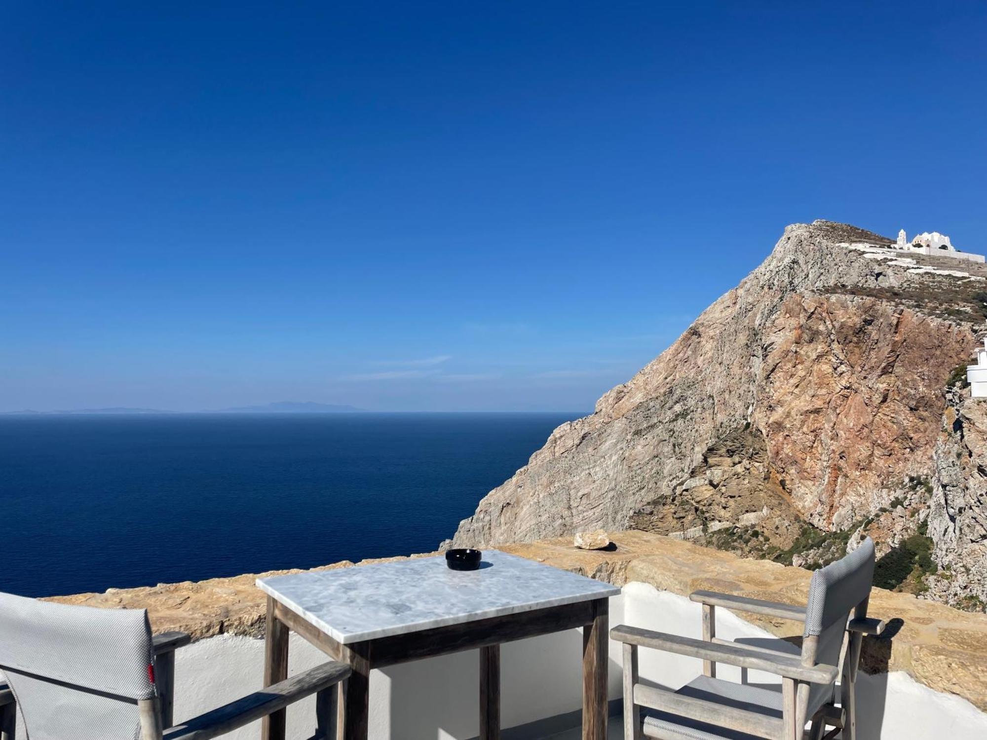 Folegandros-Cliffhouse Villa Bagian luar foto