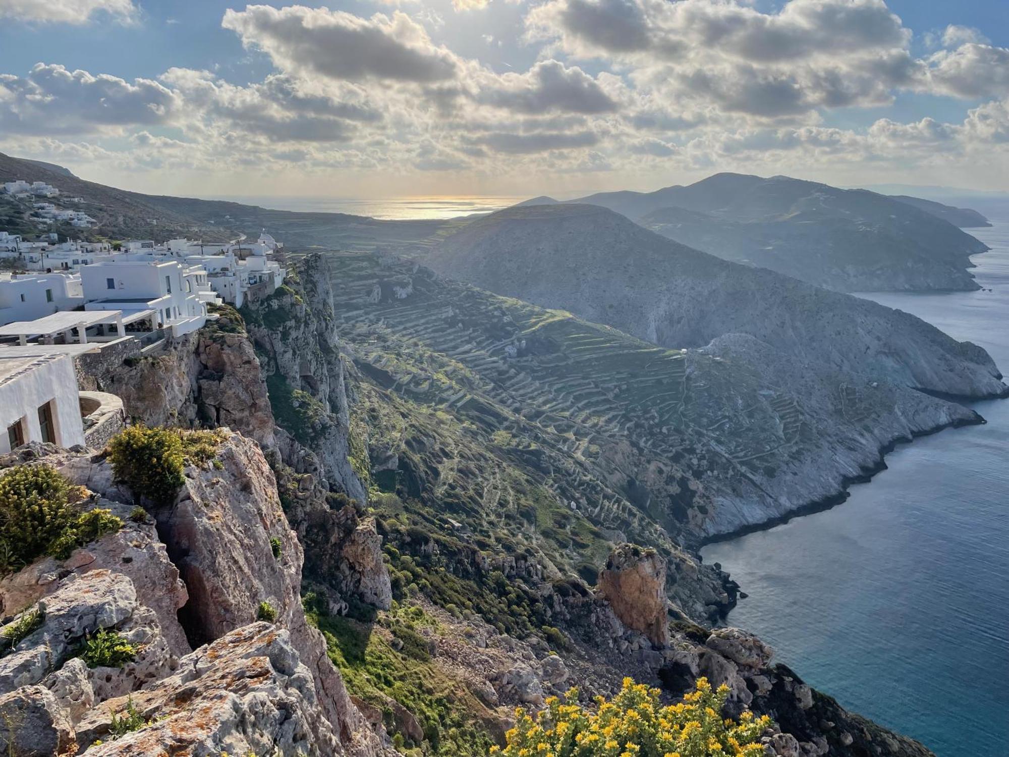 Folegandros-Cliffhouse Villa Bagian luar foto