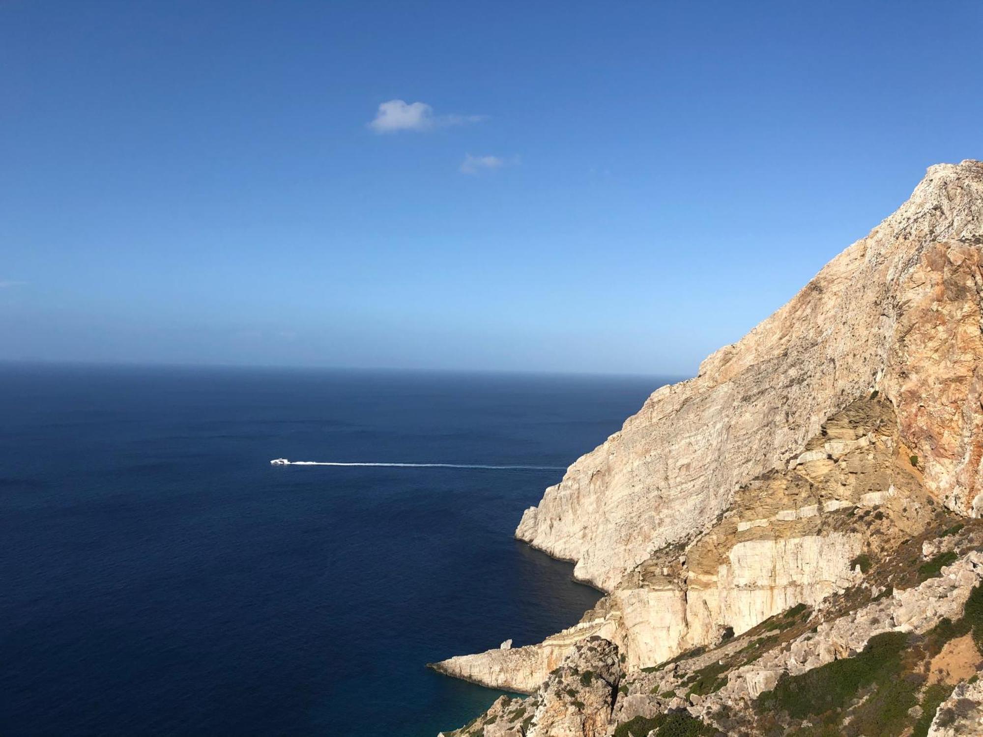 Folegandros-Cliffhouse Villa Bagian luar foto